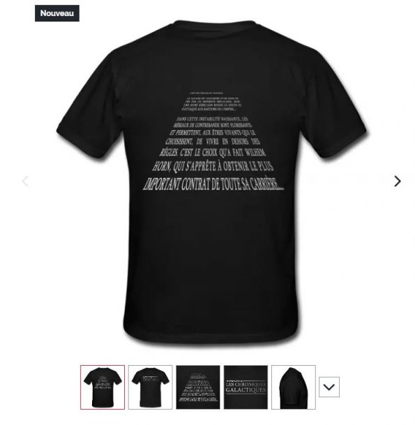 Shirt Chroniques galactiques fiction audio star wars